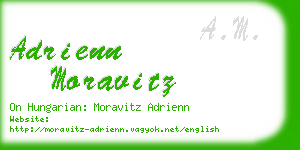 adrienn moravitz business card